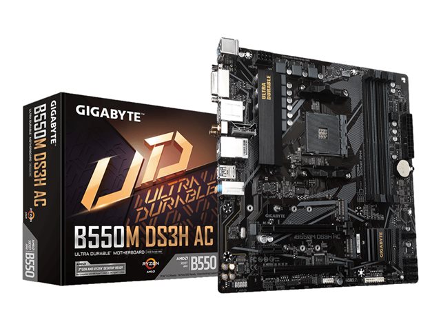 Motherboard Gigabyte B550M DS3H Wi-Fi | DDR4 | Socket AM4 | Micro ATX