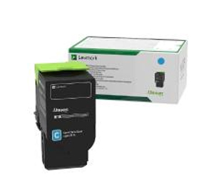 Toner original Lexmark 78C40C0 - Cyan 1.400cps CS421/521/CX421/522 