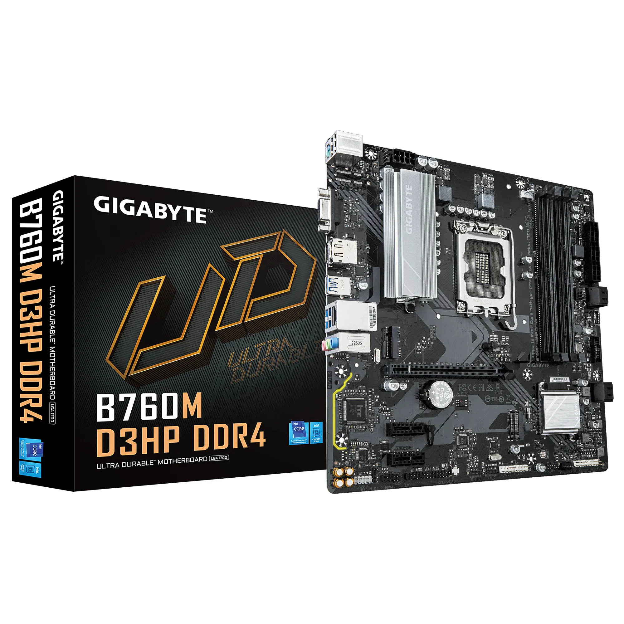 Motherboard Gigabyte B760M D3HP | DDR4 | Socket LGA1700 | MicroATX