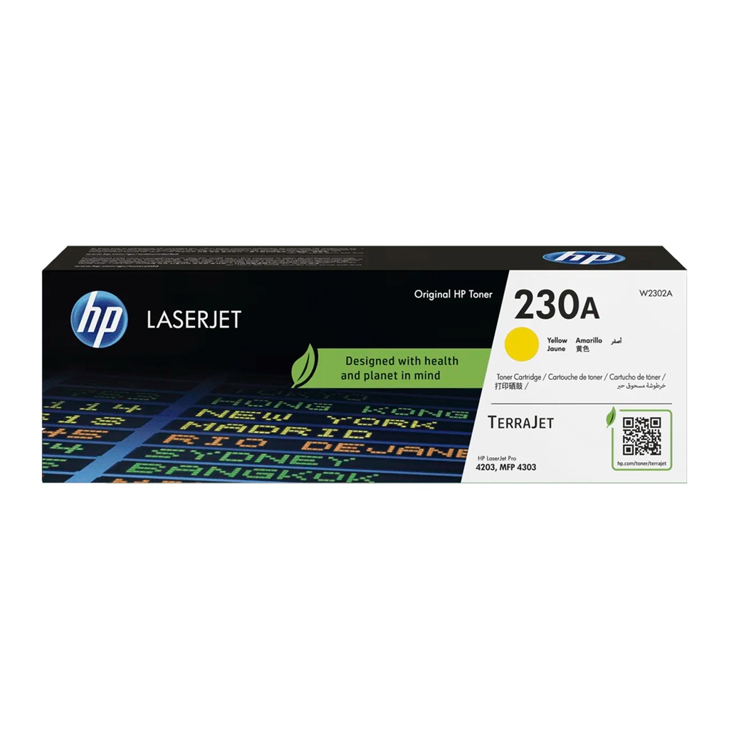 Toner original HP W2302A (230A) - Amarillo 1.800cps