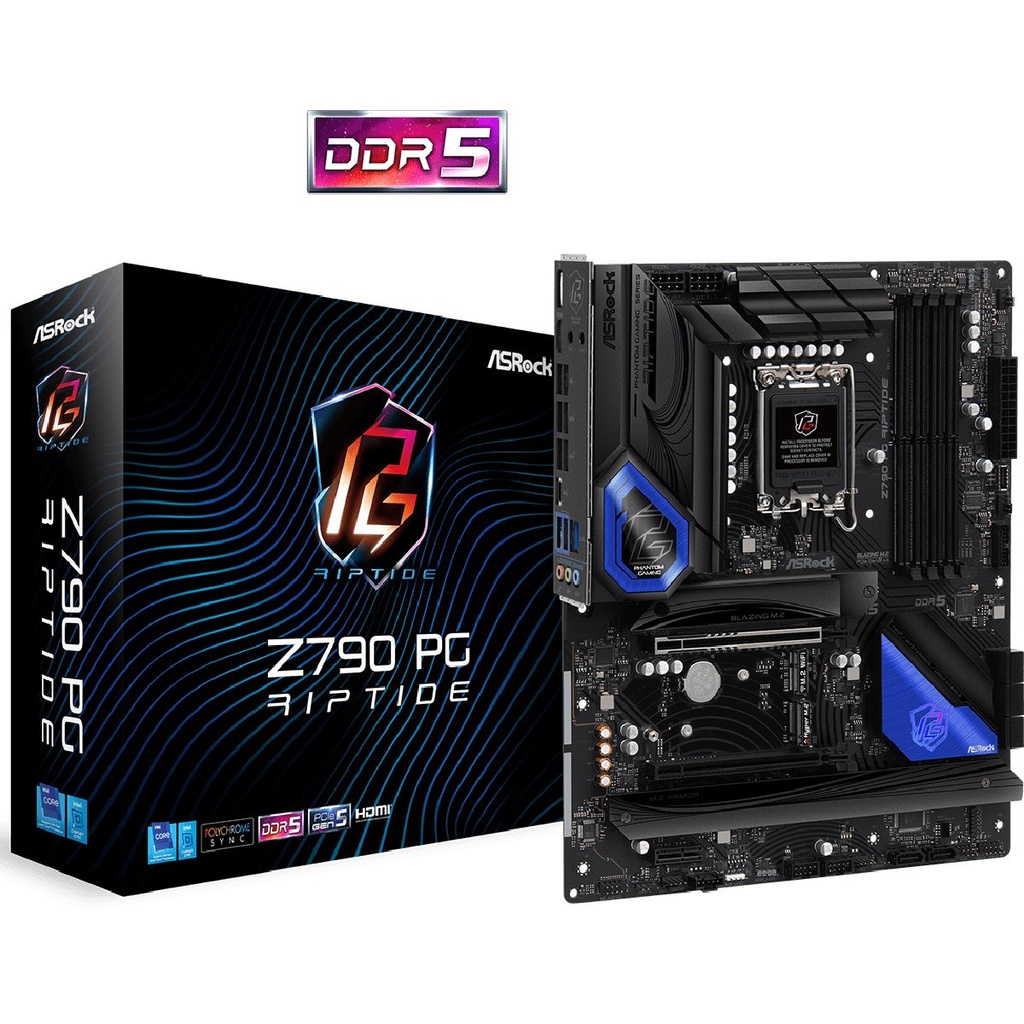 Motherboard Asrock Z790 Pg Riptide | DDR5 | Socket S1700 | ATX
