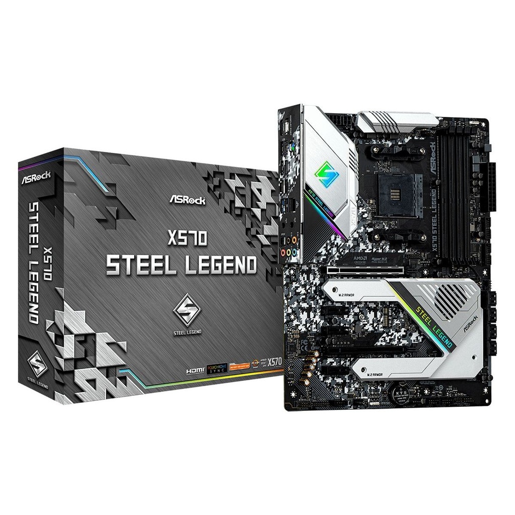 Motherboard Asrock X570 Steel Legend | DDR4 | Socket AM4 | ATX