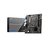 Motherboard MSI PRO H610M-G | DDR4 | Socket S1700 | MicroATX