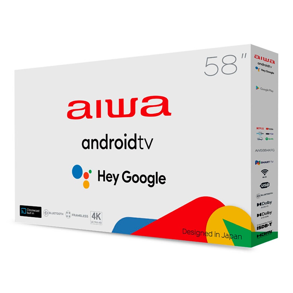AIWA - SMART TV AW58B4K - 58" LED. ULTRAHD 4K.
