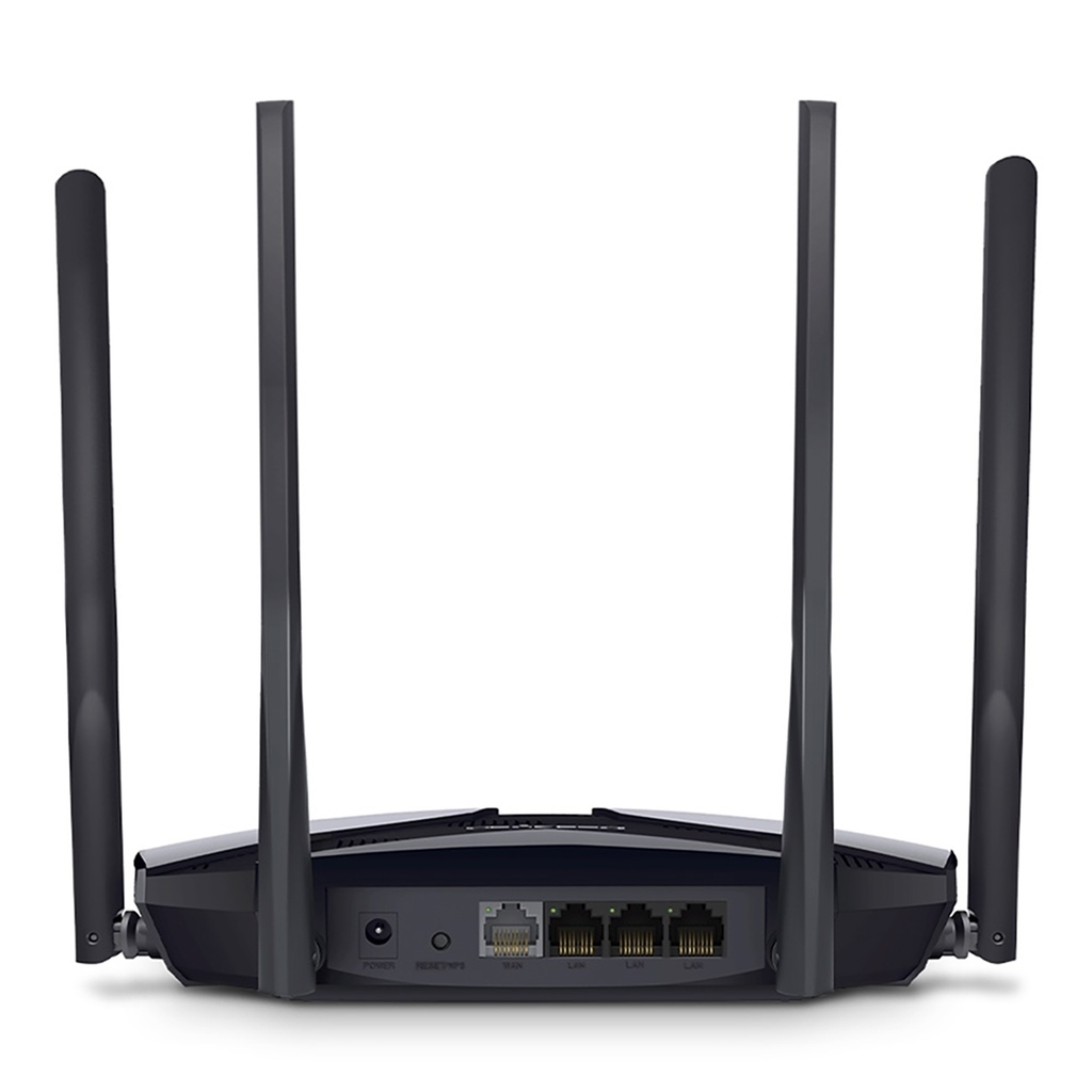 MERCUSYS - ROUTER WIFI 6 DE DOBLE BANDA AX3000 MR80X - WIFI 802,11 ax/ac/a/b/g/n. 2402Mbps a 5GHz, 574Mbps a 2,4GHz.