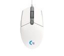 LOGITECH MOUSE G203 GAMING BLANCO LIGHTSYNC USB