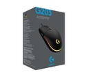 LOGITECH  MOUSE G203 GAMING NEGRO LIGHTSYNC USB
