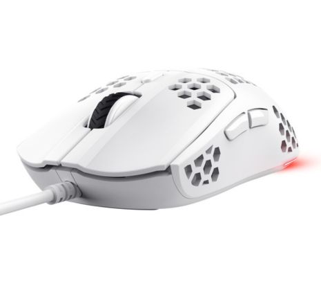 TRUST MOUSE GAMING GXT928 HELOX WHITE CON LED