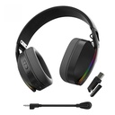 MARVO - AURICULARES GAMING CABLEADOS / INALÁMBRICOS MULTIPLATAFORMA HG9086W BK-RGB - BLUETOOTH. CABLE 2,2m. 800mAh.