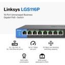 Switch Linksys 16 Puertos Gigabit Poe+