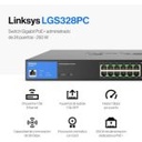 Switch Linksys 24 Puertos Admin Poe+ 4sfp Gigabit