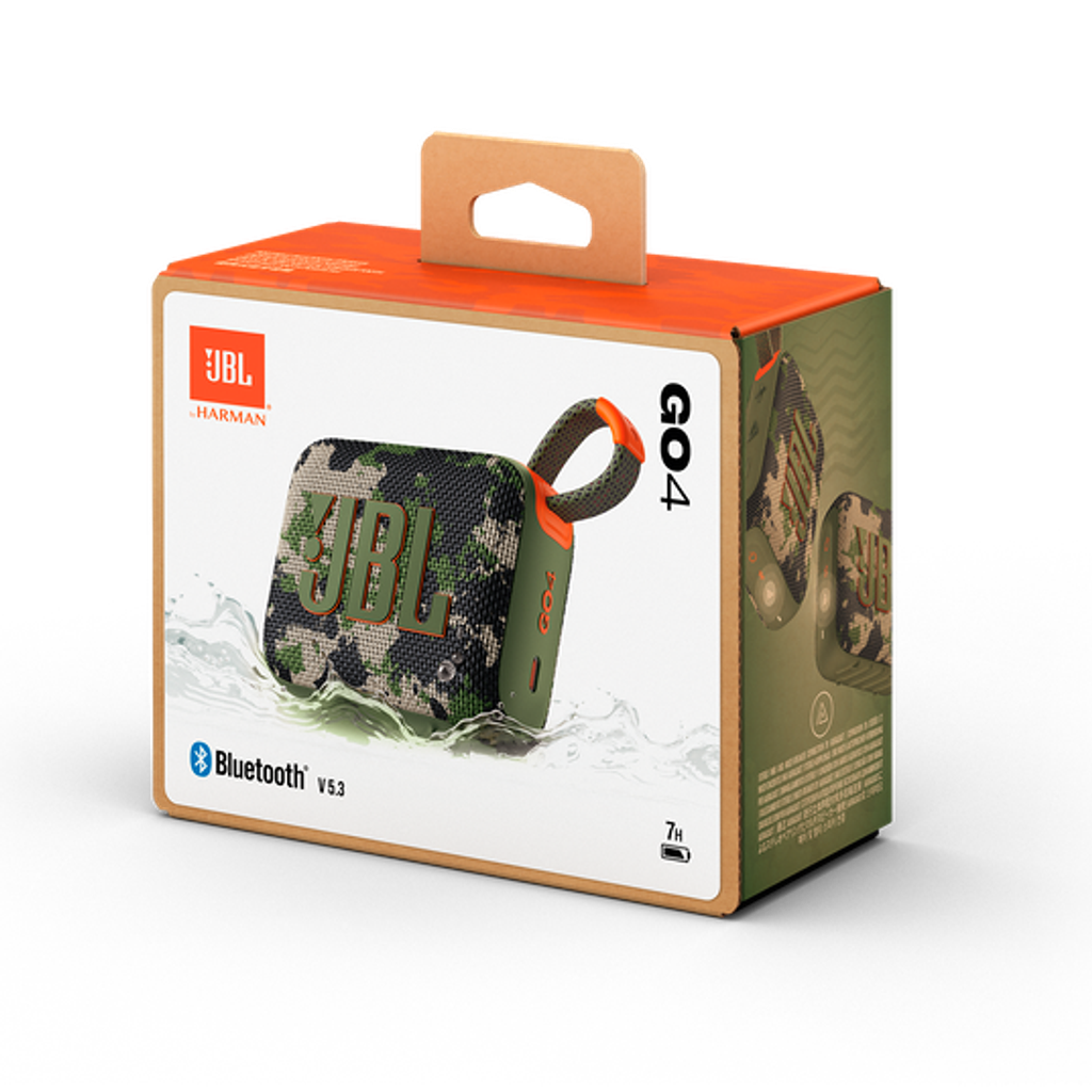 Parlante JBL Go 4 Bluetooth IP67 camuflado