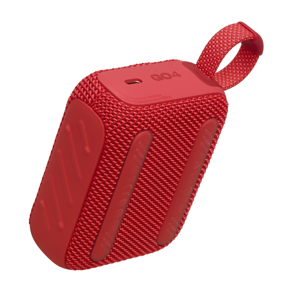 Parlante JBL Go 4 Bluetooth IP67 rojo