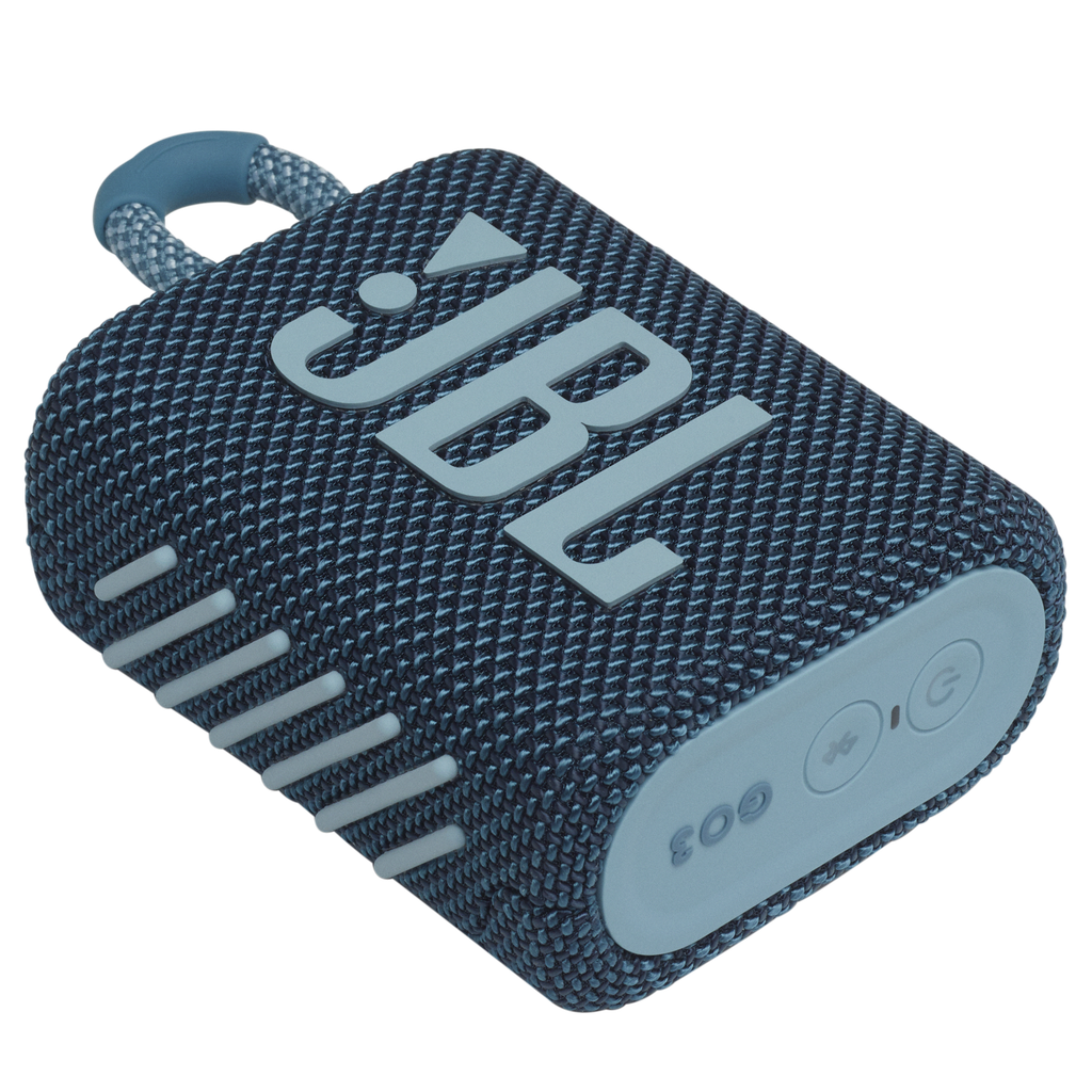 JBL Go 3 - Altavoz - para uso portátil - inalámbrico - Bluetooth - 4.2 vatios - azul