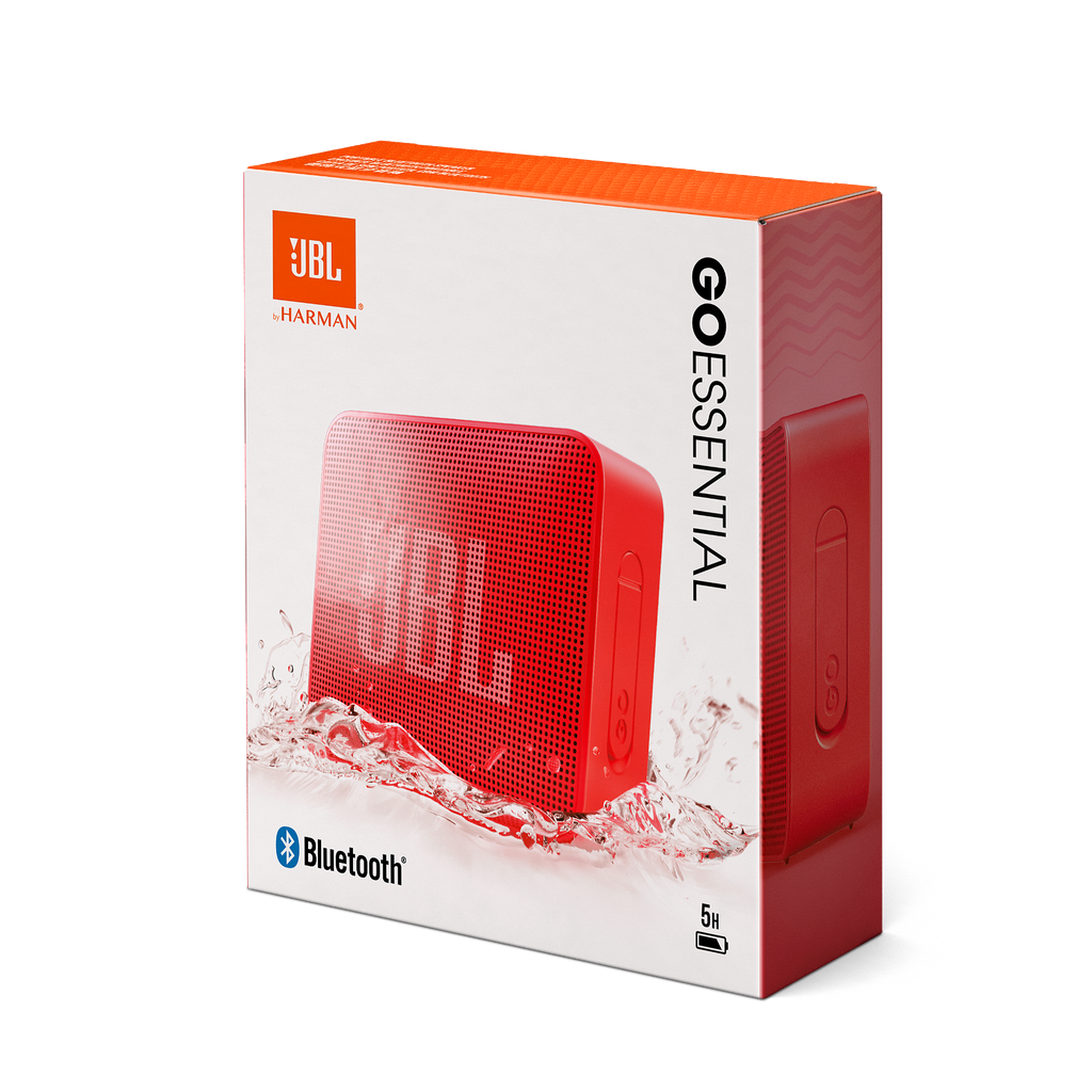 Parlante JBL Go Essential Bluetooth IP67 rojo