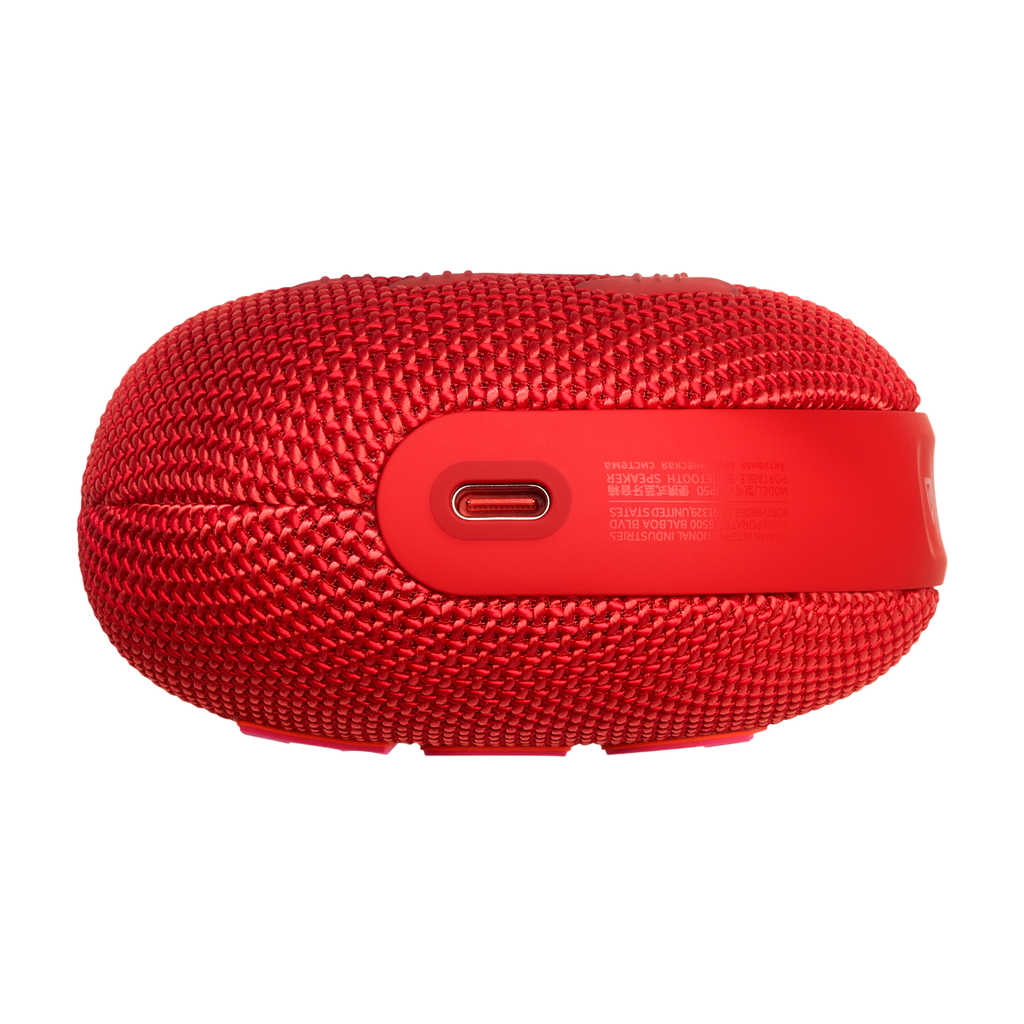 Parlante JBL Clip 5 Bluetooth 7W IP67 rojo