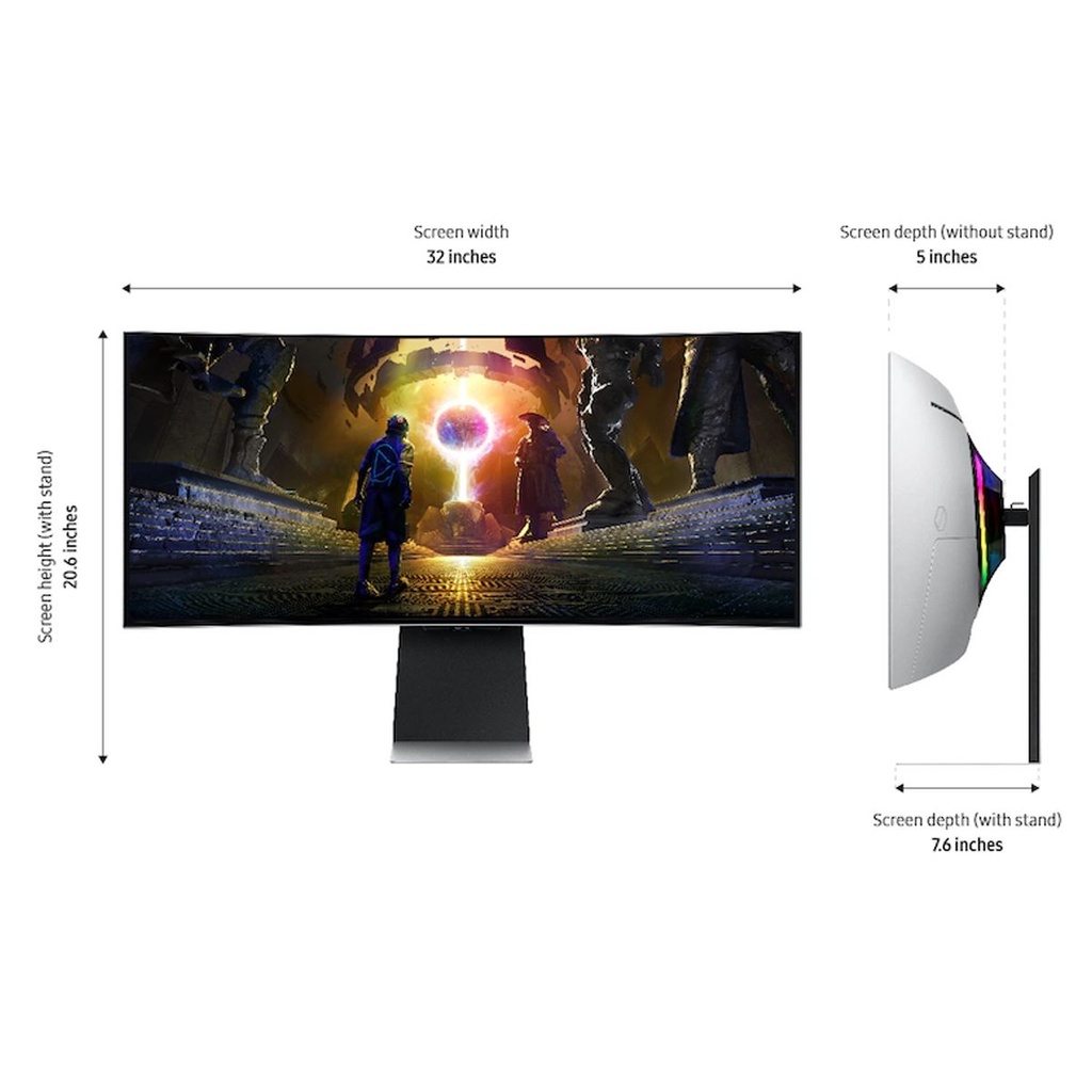 Monitor Samsung 34"oled Curv. G8 Ultrawqhd 175hz 0