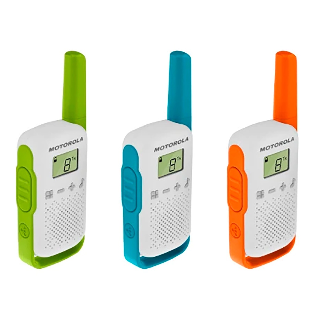 MOTOROLA - RADIO 2 VÍAS TALKABOUT T110 - 25KM. 22 CANALES.