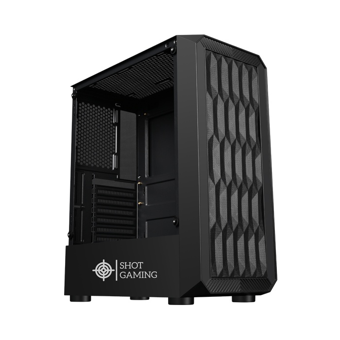 Gabinete Gamer Shot Gaming Pro Series SHOT-SUP-8322  Cristal Templado 