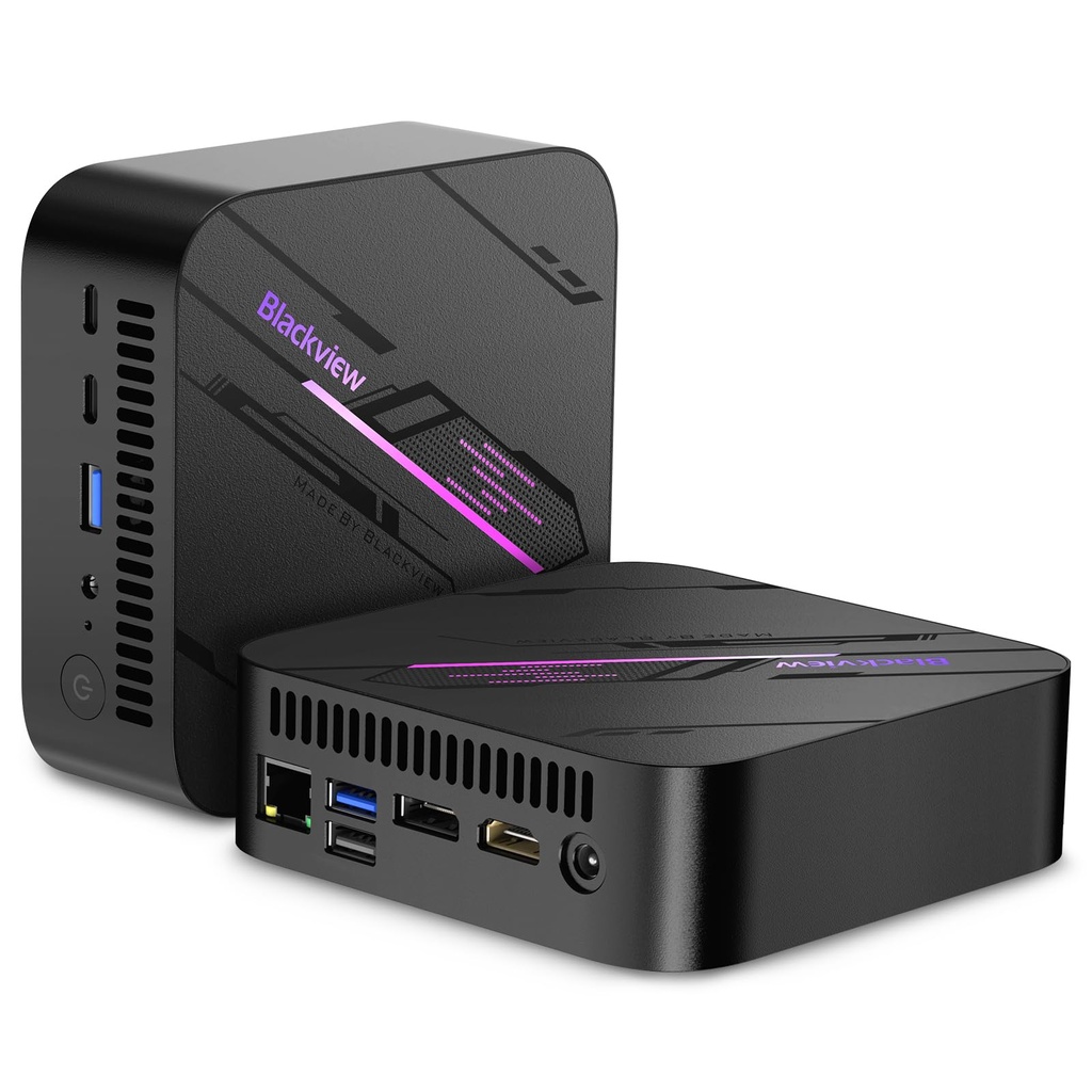 Mini PC Blackview MP100 - AMD Ryzen 7 5825U 2.0 GHz - 16GB RAM + 512GB SSD con Wi-Fi 6 con Windows 11 Pro