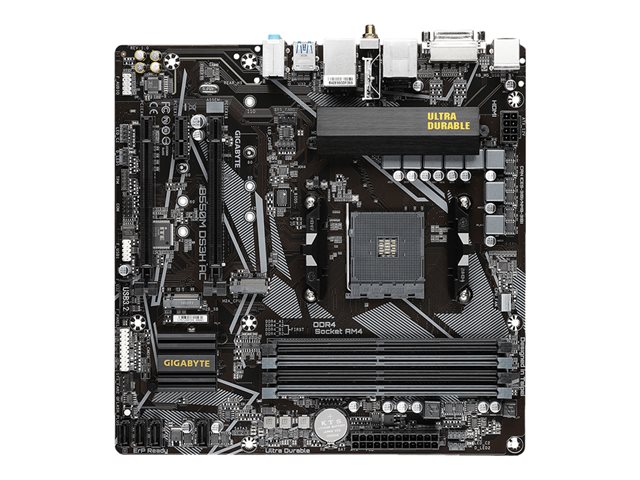 Gigabyte B550M DS3H Socket AM4 - AMD B550 Chipset - USB 3.2 Gen 1 - Gigabit LAN, Wi-Fi, Bluetooth  HD Audio (8-canales)