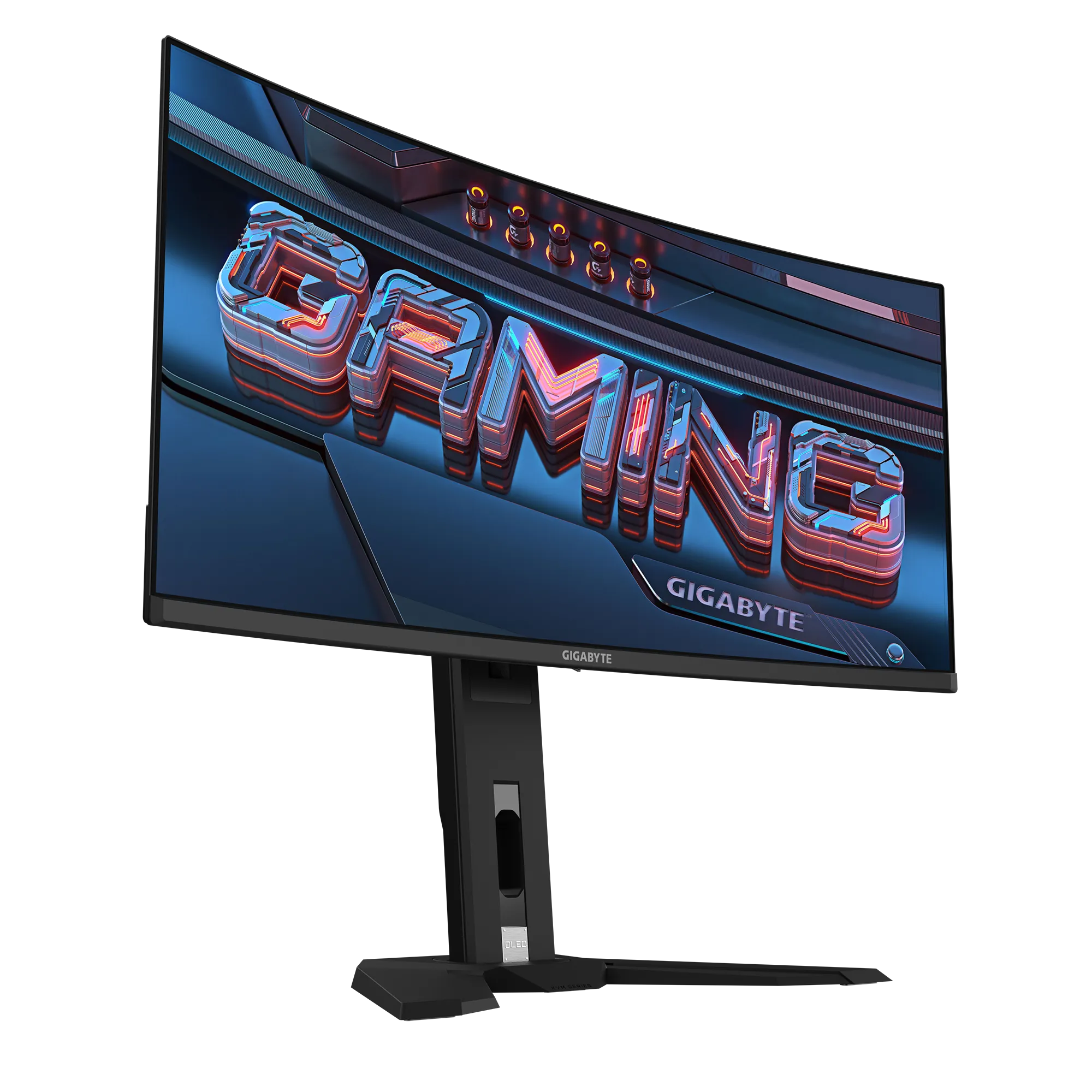 Monitor Gigabyte  OLED Curved Screen 34"  3440 x 1440 - IPS - HDMI / DisplayPort / USB / USB-C - Black