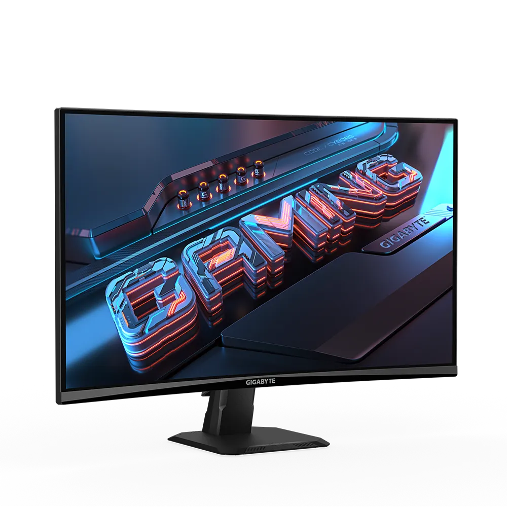 Gigabyte G27QC - OLED monitor - Curved Screen - 27" - 2560 x 1440 - VA - HDMI / DisplayPort - Black