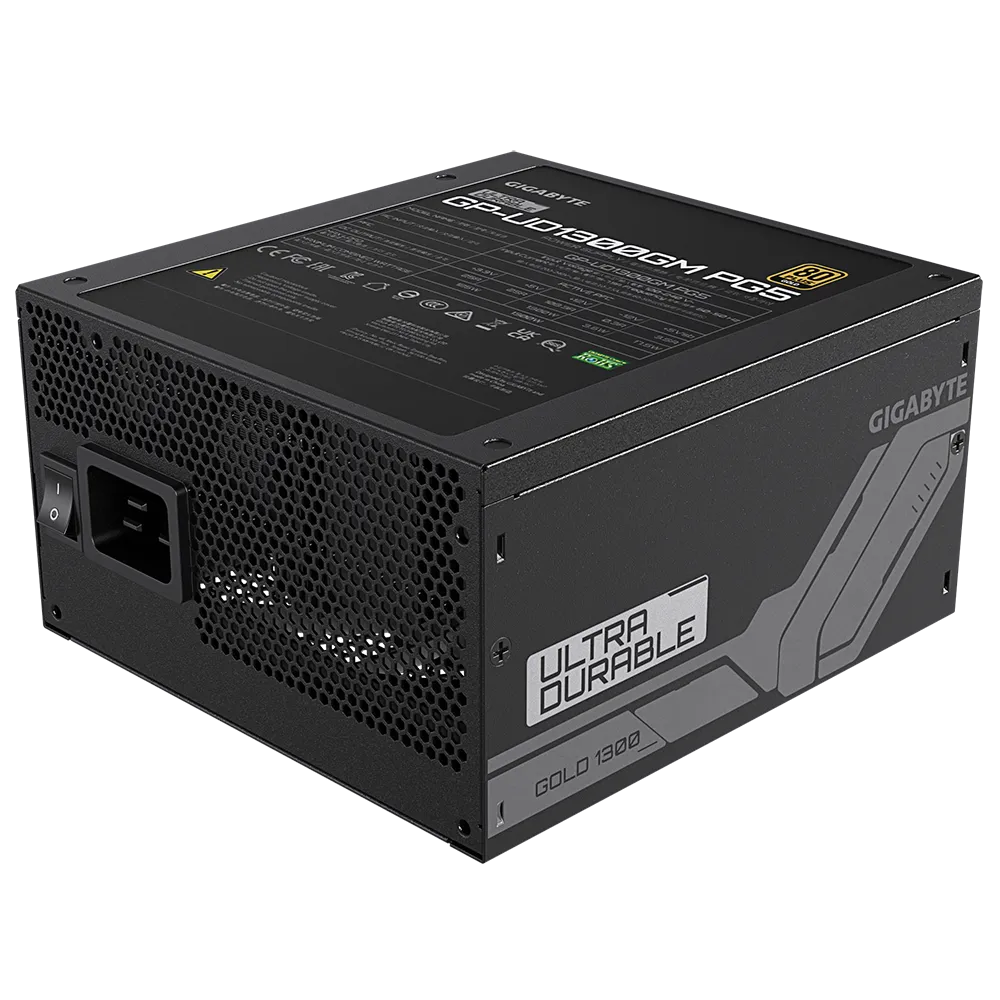 Gigabyte - Power supply - 1300w 80 Plus Gold PCIe 5.0 Fu