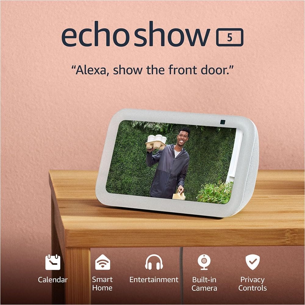 Parlante inteligente Amazon Echo Show 5 blanco