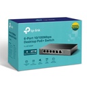 Switch Tp-link Sf1006p 6 Puertos 10/100 4 Poe+