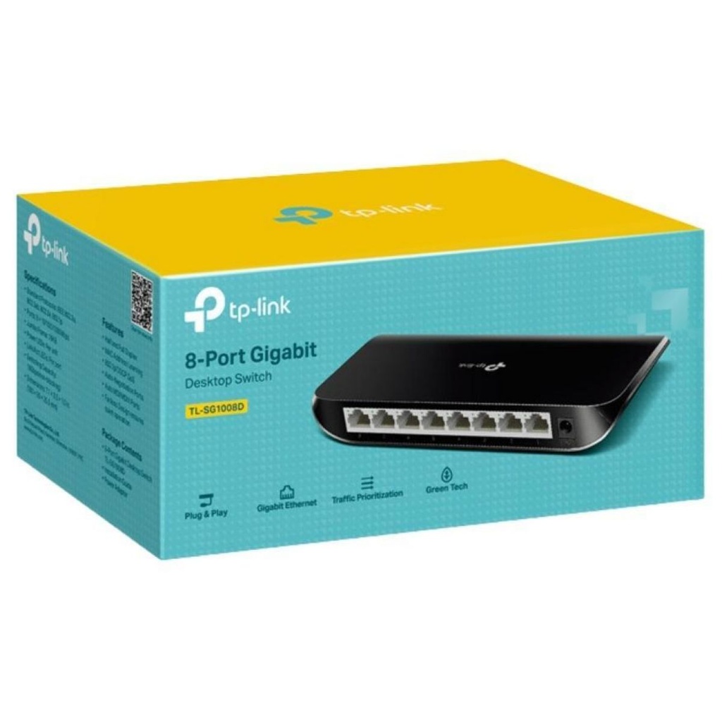 Switch Esc Tp-link Sg1008d 8po 10/100/1000