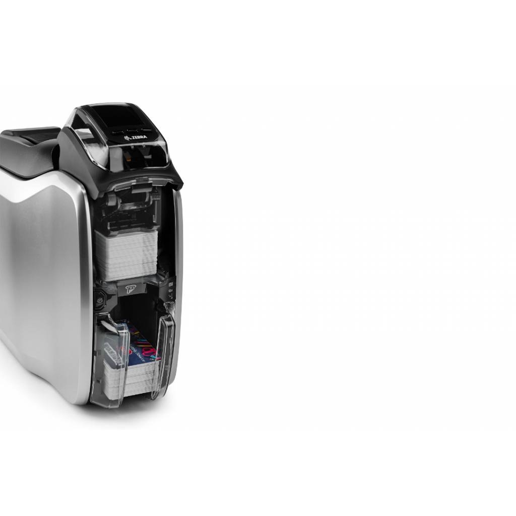 Impresora de tarjetas Zebra ZC300 doble faz - USB - Ethernet 