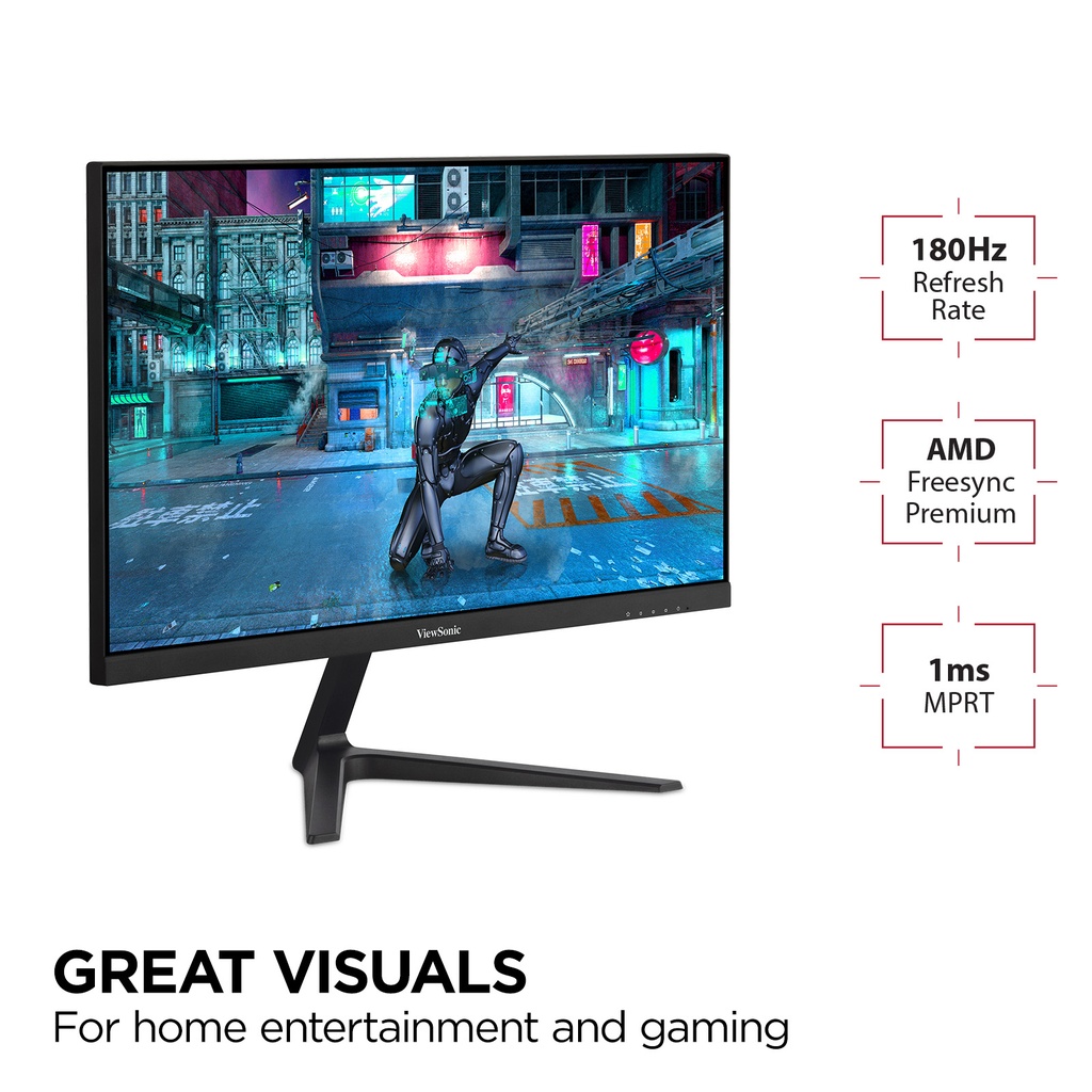 Monitor ViewSonic VX2718-P-MHD 27" 1080p 1ms 180Hz FreeSync, Eye Care, HDMI -DisplayPort