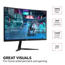 ViewSonic VX2718-2KPC-MHD - LED-backlit LCD monitor - Curved Screen - 27" - 2560 x 1440 - VA - HDMI / DisplayPort - Black