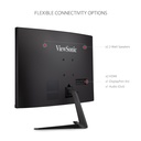 ViewSonic VX2718-2KPC-MHD - LED-backlit LCD monitor - Curved Screen - 27" - 2560 x 1440 - VA - HDMI / DisplayPort - Black