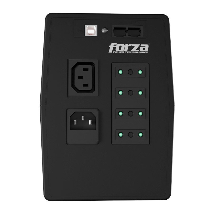 UPS Forza inteligente 1000VA/600W, 4 CEI 23-50, LCD táctil, torre-220V