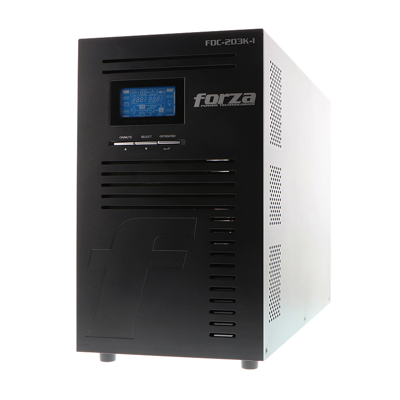 UPS Forza en línea, 3000VA/3000W, 9 salidas IEC, LCD, torre-220V