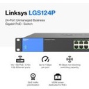 Switch Linksys Lgs124p 24pt Gbit Poe