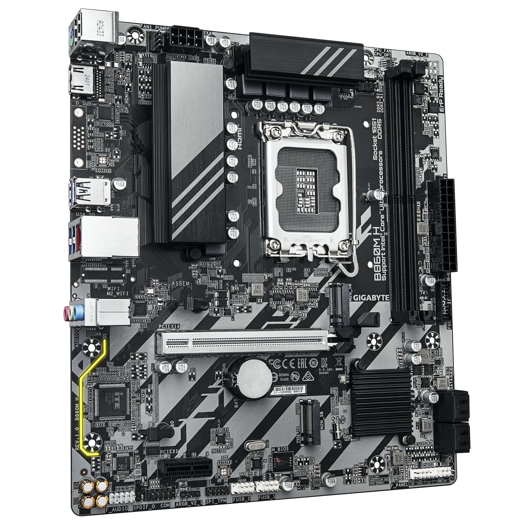 Placa Madre Gigabyte B860M H DDR5 LGA1851 
