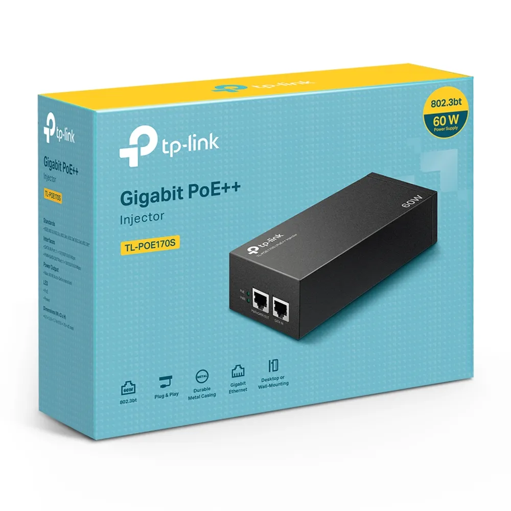 Inyector Tp-link POE170s PoE++