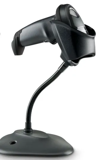SCANNER DE MANO ZEBRA LI2208 1D BLACK, USB & STAND