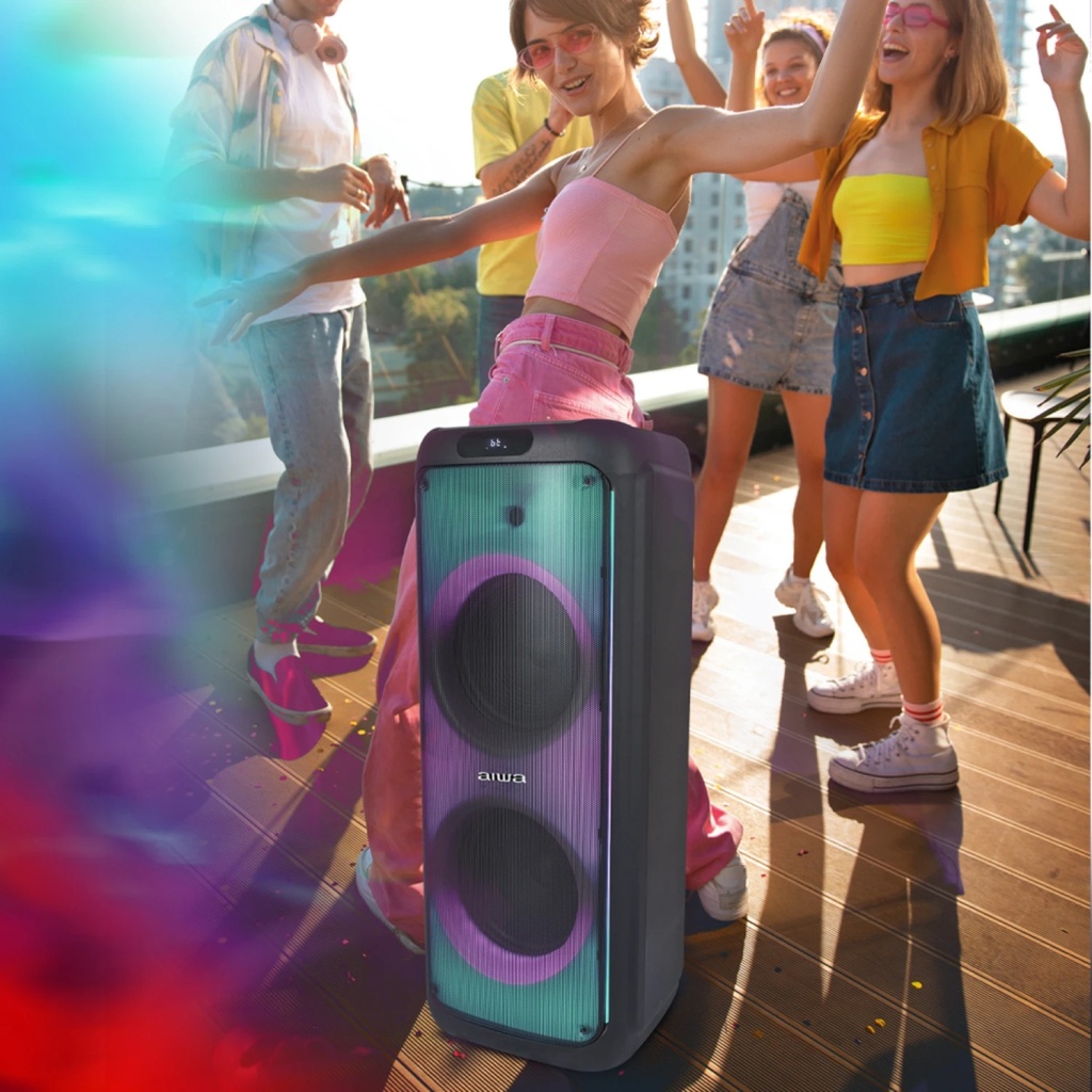 Parlante Bt Aiwa Awpoh3d Tws 3500w Pmpo Led
