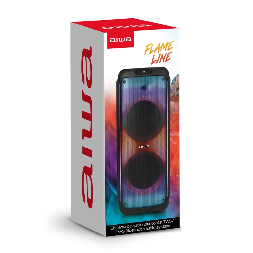 Parlante Bt Aiwa Awpoh3d Tws 3500w Pmpo Led