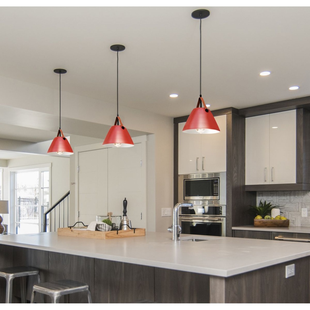 Luminaria De Techo Colgante Sashimi Terracota 25x22cm