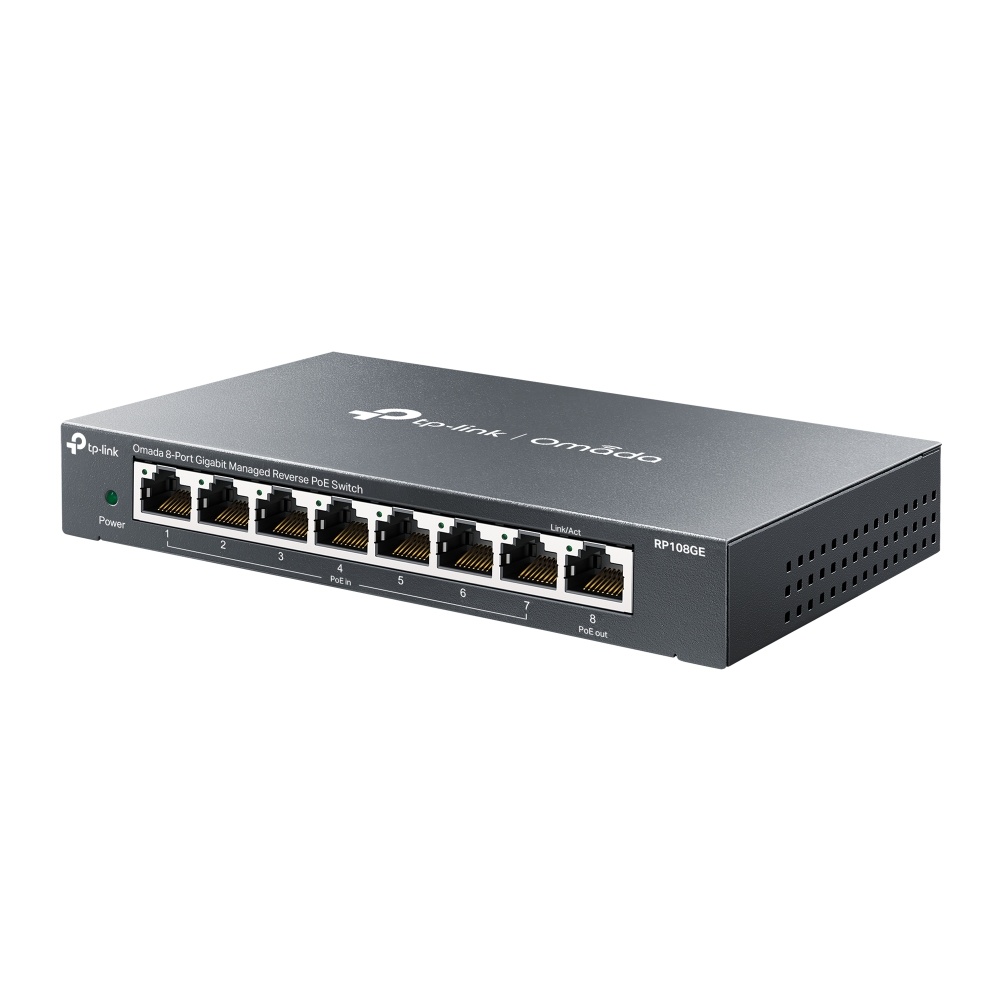 Switch TP-LINK TL-RP108GE | 7 + 1 Gigabit POE Reverse