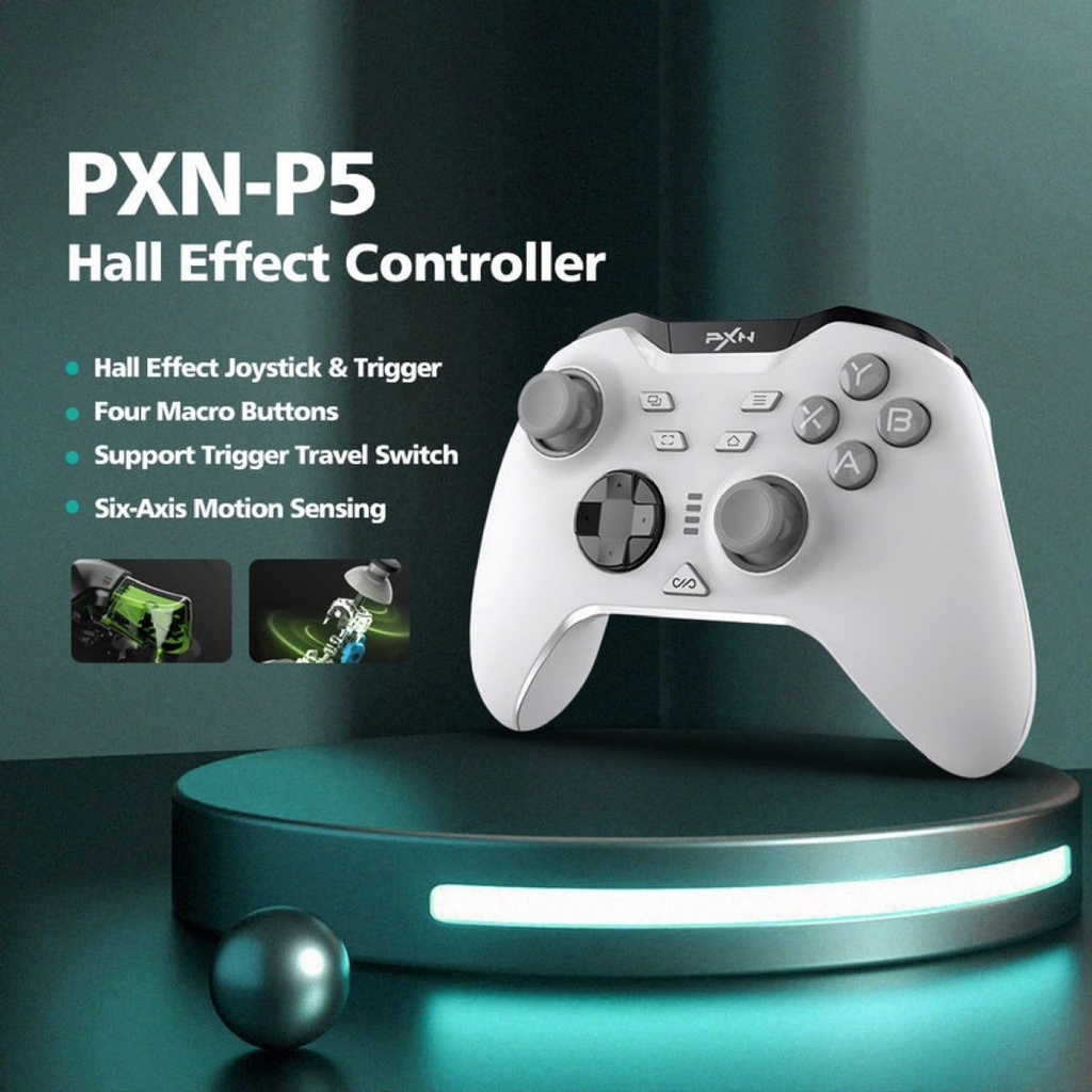Joystick Pxn P5 Blanco PC, Switch, iOS, Android