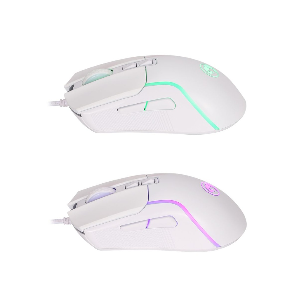 Mouse Gaming Marvo M292 Rgb Wh