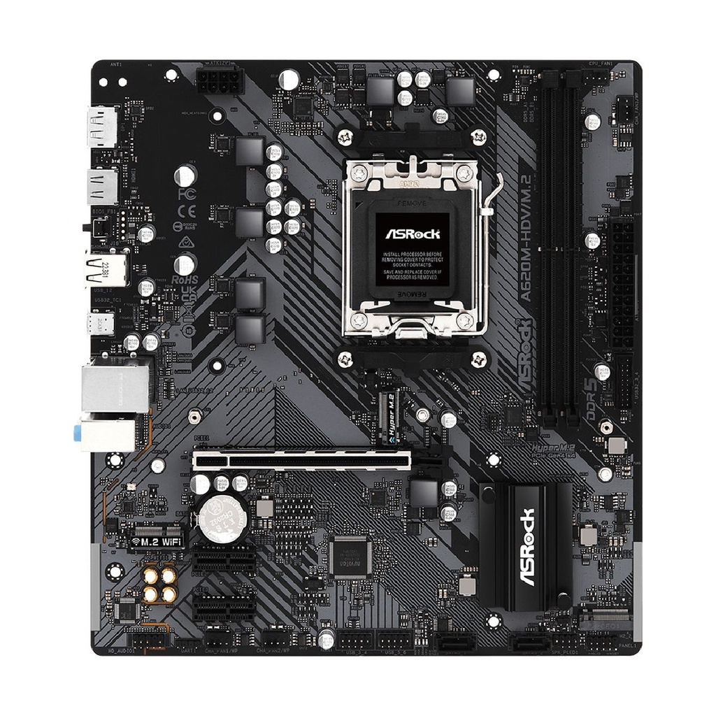 Motherboard Asrock A620m Hdv/m.2 Ddr5 Am5