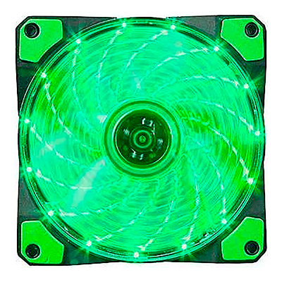 MARVO - FAN SCORPION FN-10 - 120MM. ILUMINACION 15 LEDS VERDES