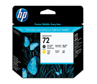 Cabezal original HP C9384A (72) - Negro Matte/Amarillo T610/1100/130 (CP)